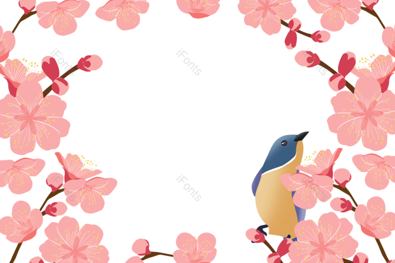 边框图片,元素元素,花卉PNG,花朵免抠素材